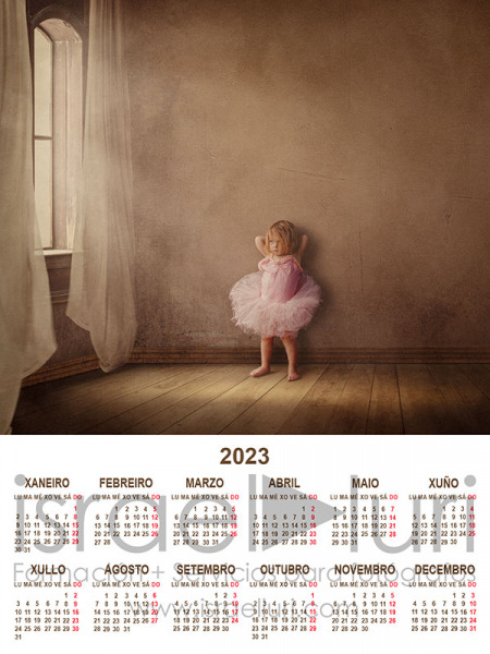 Calendario 2023 Español Castellano Catalán Valenciano Gallego Euskera